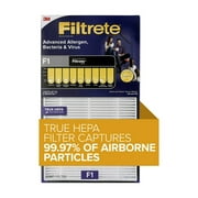 Filtrete by 3M Advanced Allergen, Bacteria  Virus True HEPA Air Purifier Filter, F1