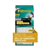 Filtrete by 3M Allergen Reduction HEPA-Type Air Purifier Filter, Replaces Size A/D/H Filters, 2 Pack