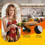 Fimeskey 1pc Adult Household KitchenApron Fun Printing Household Cleaning Apron Er Otic Role Play Event & Party Home & Garden