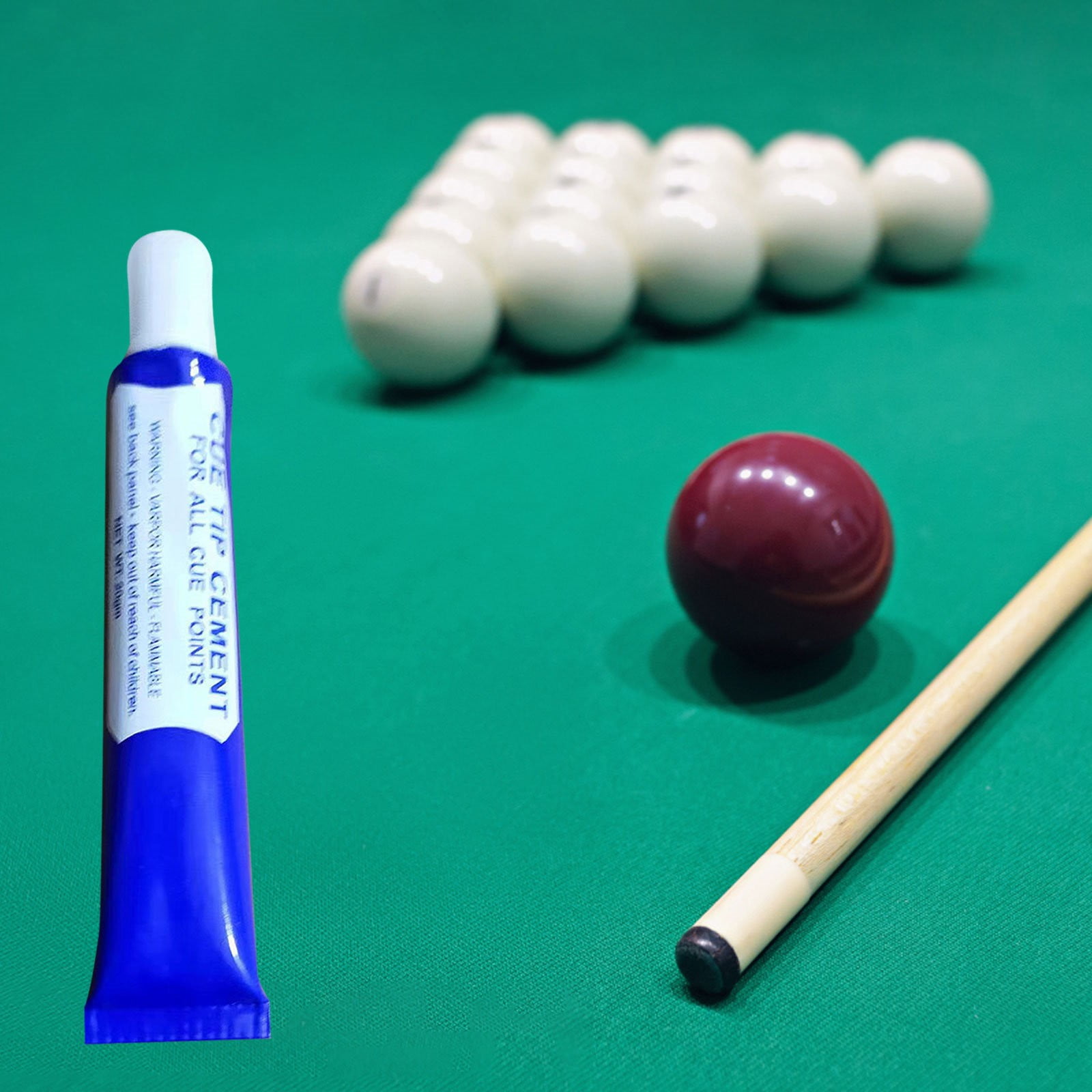 Fimeskey Billiard Cue Leather Tip Maintenance Glue Pool Cue Head Glue
