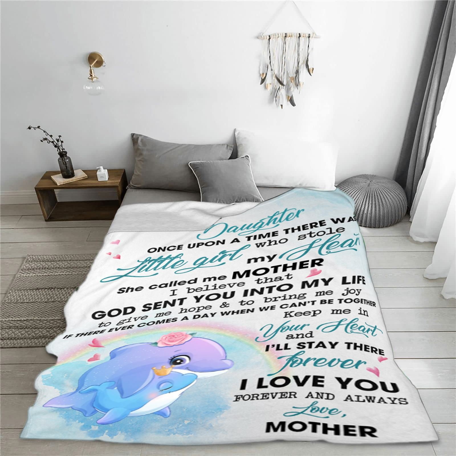 Fimeskey Blanket Turtle Blanket For My Daughter Granddaughter Whenever You Feel Overwhelmed Custom Unique Gift For Daughter Birthday Christmas New Year Halloween Graduation 100x130cm Walmart