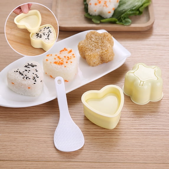 Fimeskey Cake Mould Rice Dough Tool Rice Ball Non Bento Maker Stick Press Kitchen,Dining Bar Home & Garden