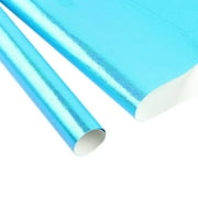 Fimeskey Gift Wrapping Paper Valentine's Day Rainbow Color Shiny Flower Wrapping Paper Gift Wrapping Paper Bouquet Packaging Paper Light blue paper