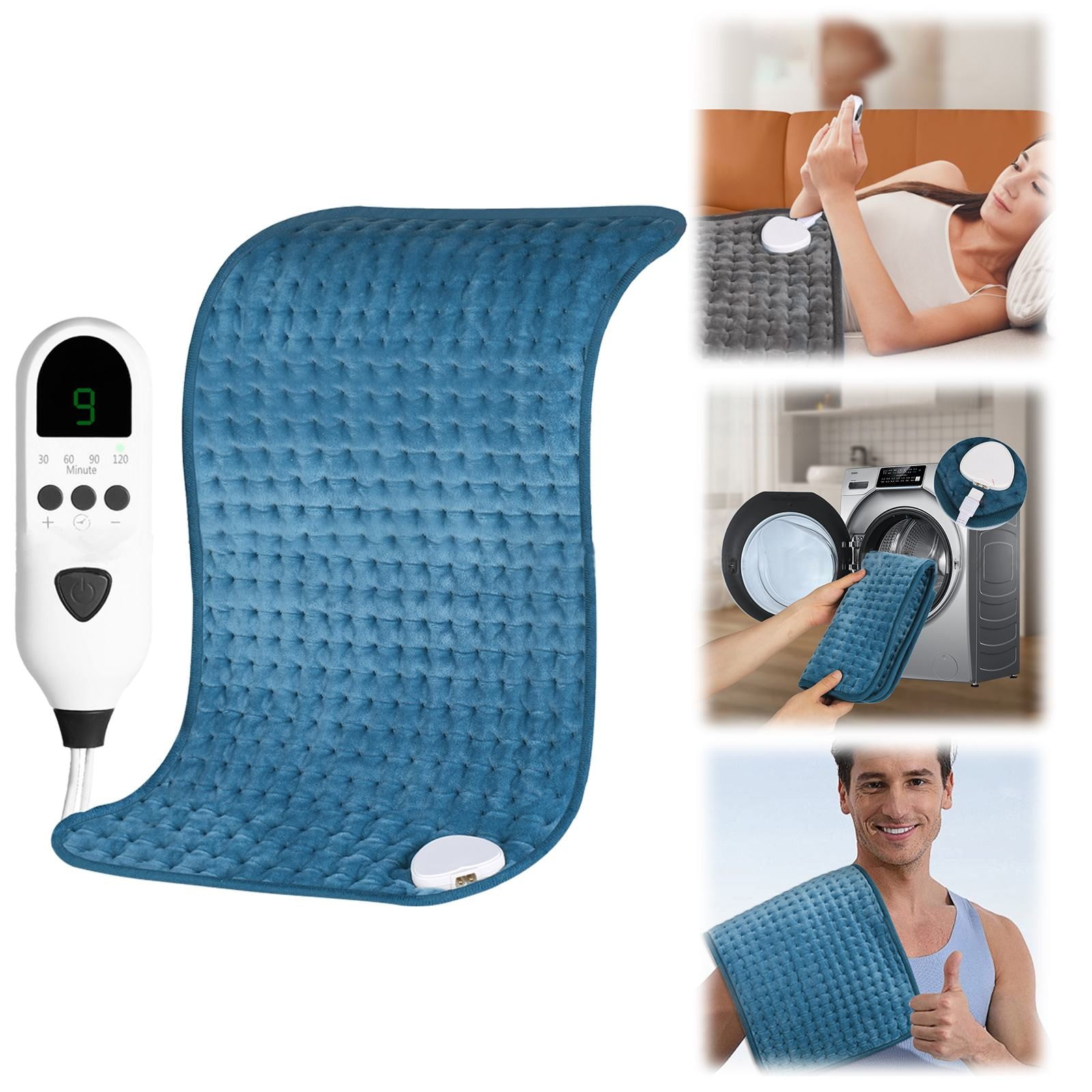 Fimeskey Heating Pad for Relieving Back and Spasms Heating Pad for