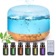 thumbnail interactive-video image 1 of Fimilo 500ml Aroma Diffuser with 6*10ml Essential Oil with Remote Control for Large Room Home Office Car, Aromatherapy Fragrant Oil Air Humidifier Vaporizer for Gift, 1 of 11