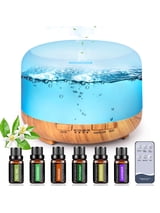 Fimilo 500ml Aroma Diffuser with 6*10ml Essential Oil with Remote Control for Large Room Home Office Car, Aromatherapy Fragrant Oil Air Humidifier Vaporizer for Gift