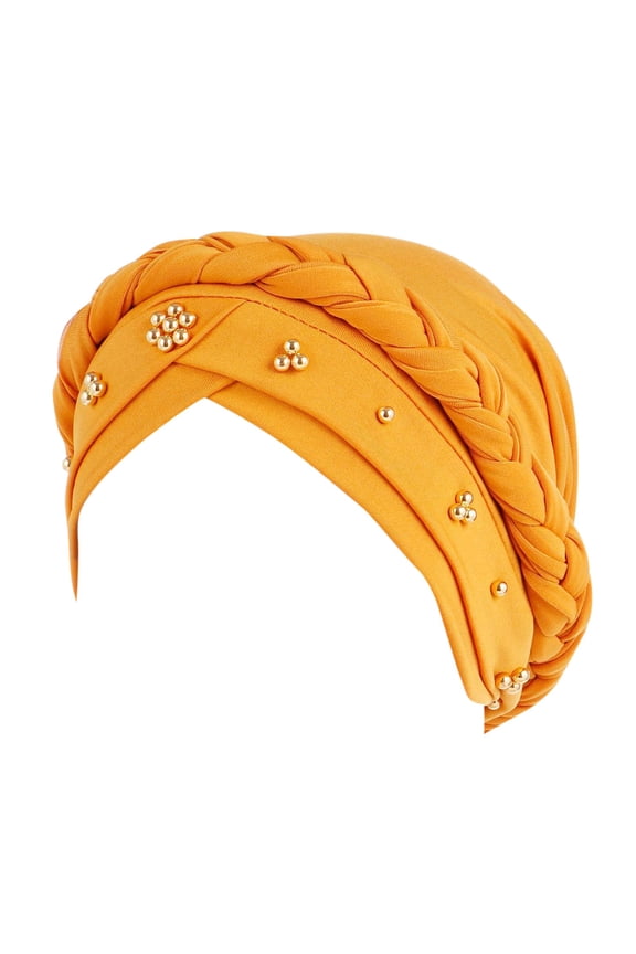 Head Wraps for Women Beanie Hat Braid Headwear Beaded Turban Wrap Headscarf Baseball Mens Winter Caps