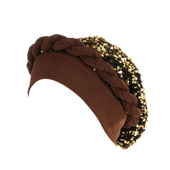 Fimkaul Head Wraps for Women Beanie Hat Cap Cover Headwear Wrap Pre Tied Braid Ethnic Hair Head Turban Baseball Mens Winter Caps