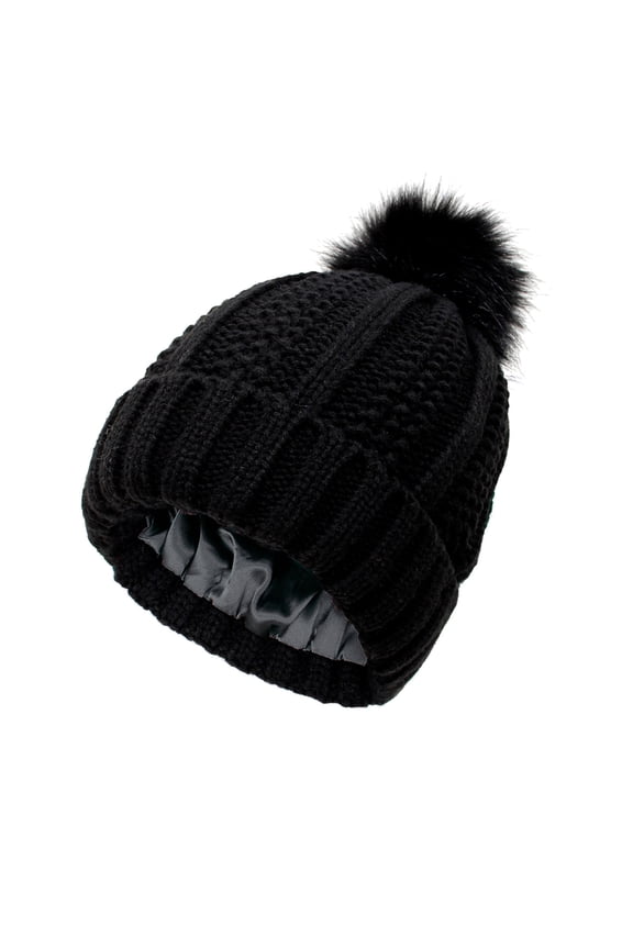 Head Wraps for Women Beanie Hat Knitted With Faux Knit Warm Hats Pom Baseball Mens Winter Caps