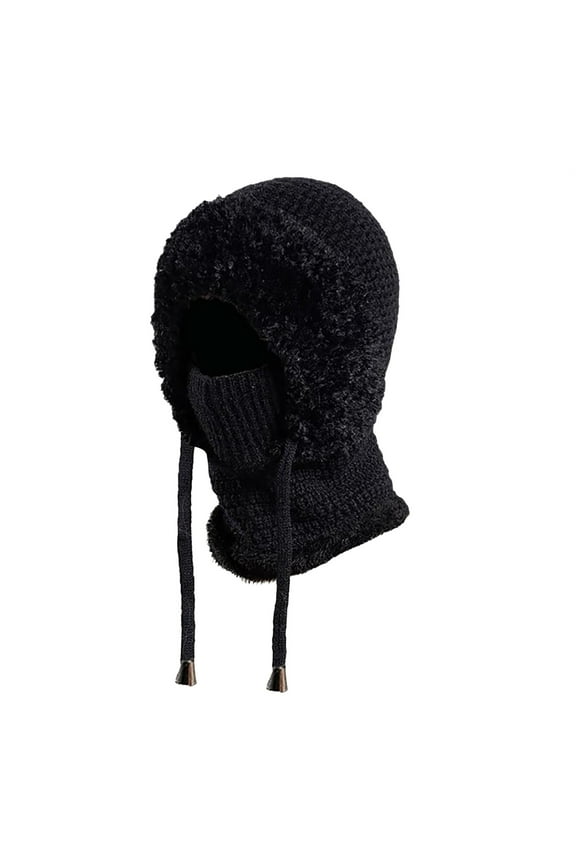 Head Wraps for Women Beanie Hat Winter Knitted Warm Cycling Ski Windproof Hood Heavyweight Thermal Mens Winter Caps