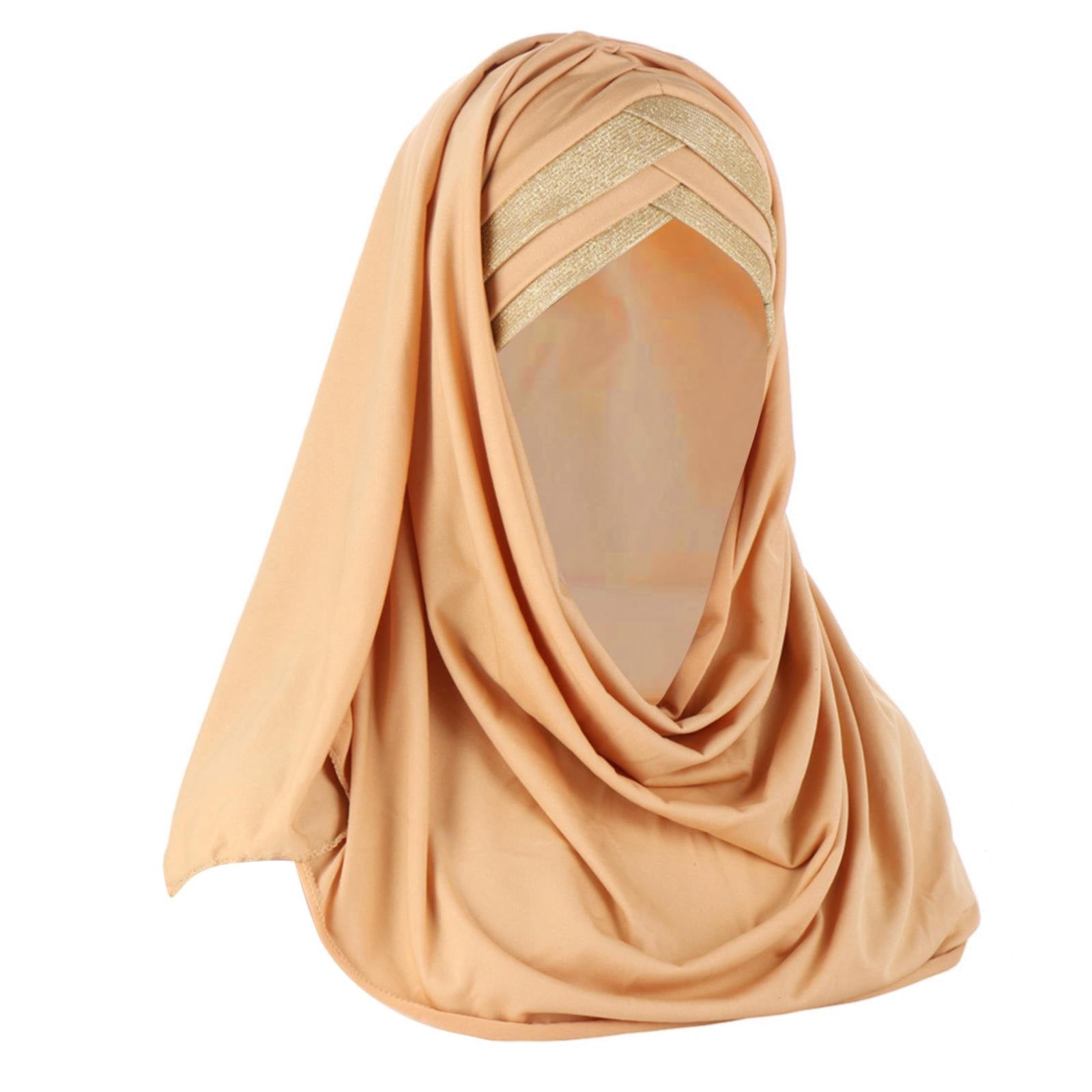 Fimkaul Head Wraps for Women Eid Al Fitr Colored Forehead Bright Scarf ...