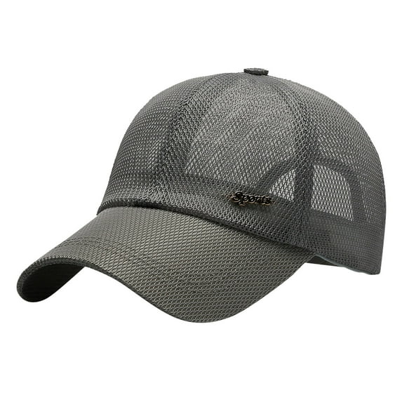 Fimkaul Hiking Hat Men Classics Retro Trucker Cap Trucker Cap With Adjustable Snapback Unisex Men Women Breathable Baseball Cap Hat Free Size