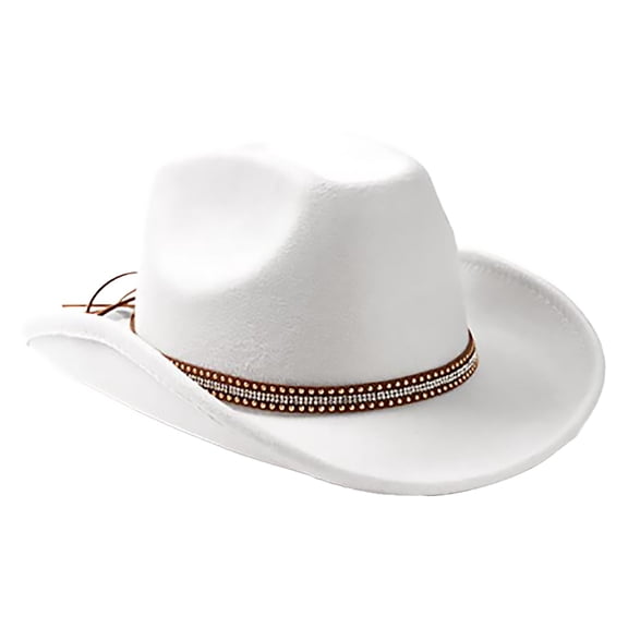 Fimkaul Summer Cap Womens Sun Hats Big Brim Cowboy Western Bowler Hat Mens Sun Hat