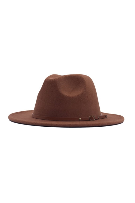 Summer Cap Womens Sun Hats Fedora Panama Wool Belt Classic Buckle Floppy Wide Baseball Caps Mens Sun Hat