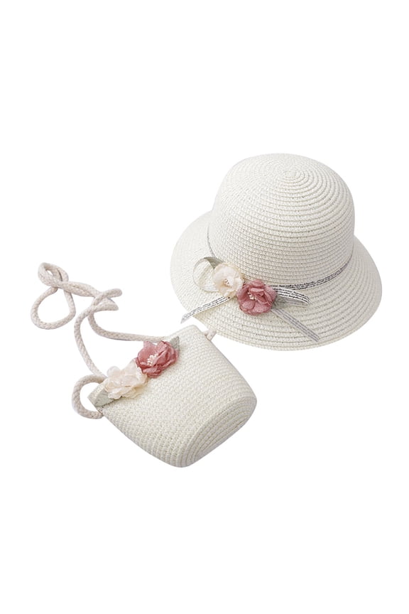 Summer Cap Womens Sun Hats Flower Tourism Girls Age Children Set 27 Bag Baseball Caps Mens Sun Hat