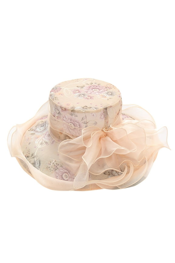 Summer Cap Womens Sun Hats Party Fancy Wedding Ladies Tea Wide Baseball Caps Mens Sun Hat