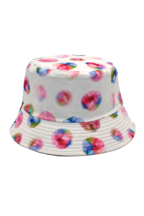 Summer Womens Bucket Hat Men Caps Fashion Beach Print Adjustable Washable Cotton Sun Outdoors Fish Hat Sun Hats