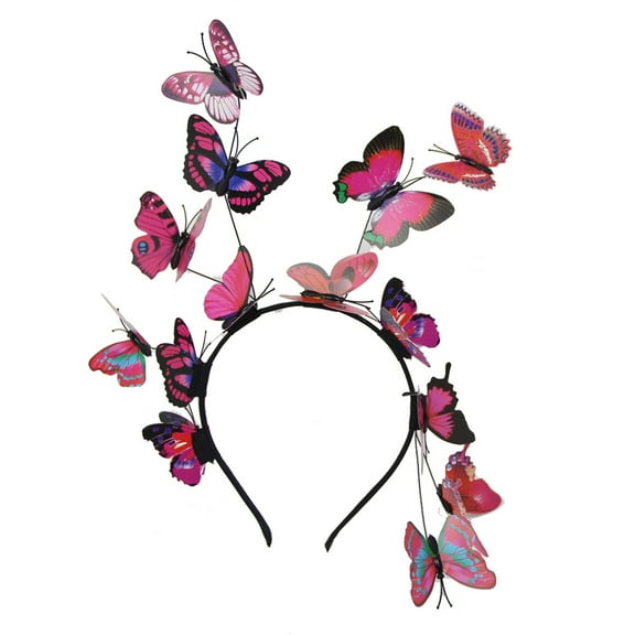 Fimkaul Women's Hair Clips Girls Bride Butterfly Photo Hoop Ornament Wedding Guest Gifts