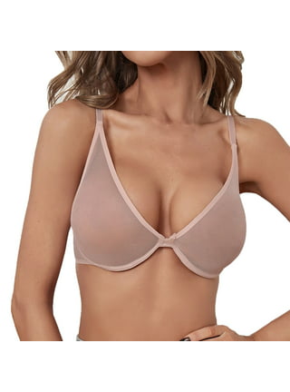 Strapless Bras For Women For Large Strapless Size Plus Removable Padded Top  Stretchy Strapless Double Bandeau Soft Lette Underwear Wire Dark Gray