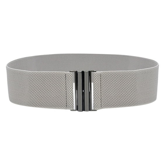 Fimkaul Womens Men Belt Fashion Buckle Stretch Dress Lady Elastic Waist Wide Wide Belt Belts