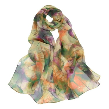 Fimkaul Womens Scarf For Lightweight Print Floral Pattern Fashion Scarves Sunscreen For Spring Summer Winter Fall Shawl Wraps Scarfs