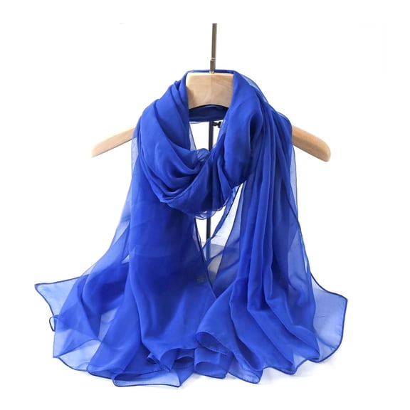 1pcs New Thin Pleated Women Scarf Hijabs Plain Color Girls Scarfs Ladies Shawl Wrap Headband Soft Warm Scarves for Women main image 1