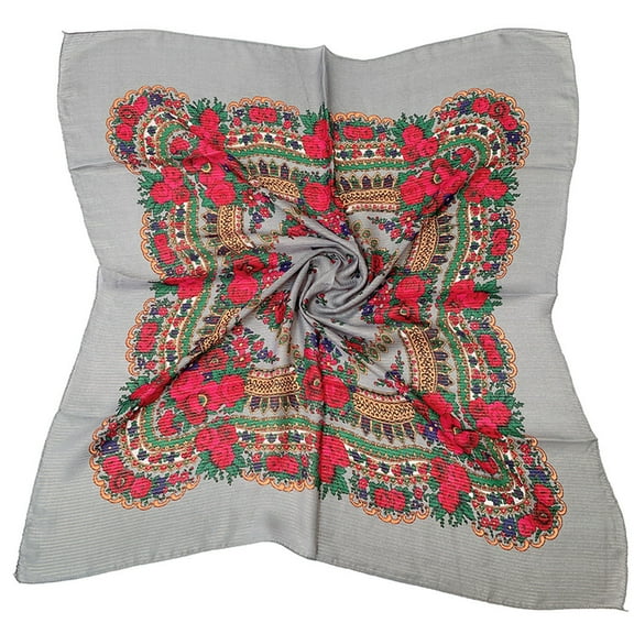 Fimkaul Womens Scarf Scarve Folk Custom Travel print Flower Muslim Wrap lady Summer Winter Fall Shawl Wraps Scarfs