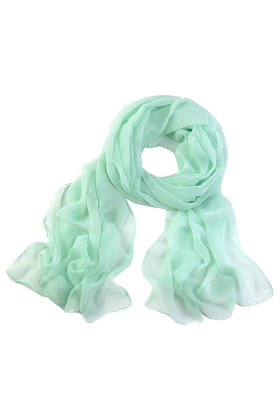 Womens Scarf Solid Chiffon Silk Summer Winter Fall Shawl Wraps Scarfs