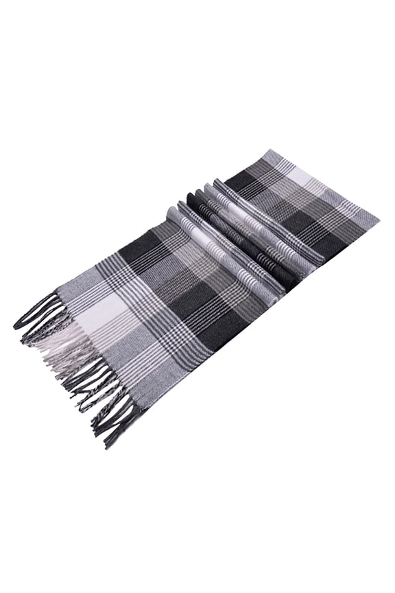 Womens Scarf Wool Feel Warm Soft Lightweight Scottish Scotland Check Tartan Plaid Gift For Kids Summer Winter Fall Shawl Wraps Scarfs