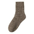 thumbnail image 1 of Fimkaul Womens Socks Thick Hiking Warm Wool Crew 1 Pair Summer Winter Fall Mens Socks, 1 of 4