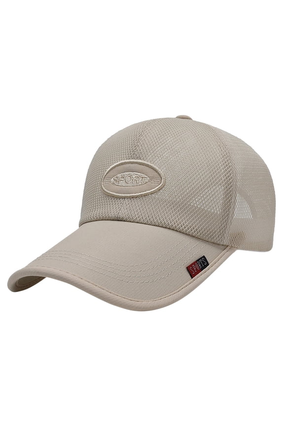 Womens Summer Baseball Cap Men Ladies Embroidered Letters Mesh Breathable Sunshade Mesh Hat Mens Sun Hats