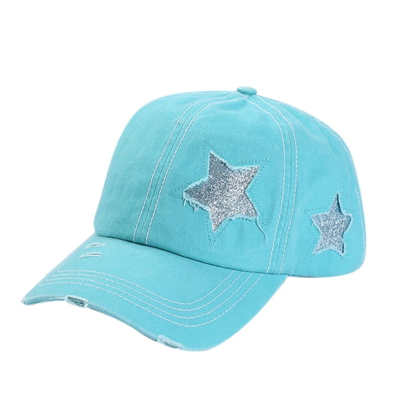 Fimkaul Womens Summer Baseball Cap Star Hat Fashion Outdoor Adult Peaked Hat Sun Hats for Men