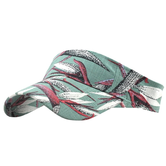 Womens Summer Baseball Cap Unisex Empty Top Sun Hat Washed Canvas Visor Printed Adjustable Mens Sun Hats