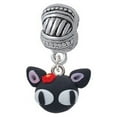 thumbnail image 1 of Fimo Clay Cute Kitty - Large Rope with Cross Beads Charm Bead, 1 of 1