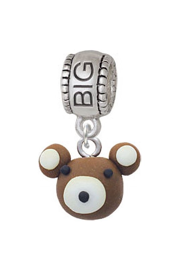 Fimo Clay Teddy Bear - Big Sister Charm Bead