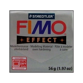 Staedtler Fimo Metallic Effect Polymer Clay - 2 oz, Metallic Silver