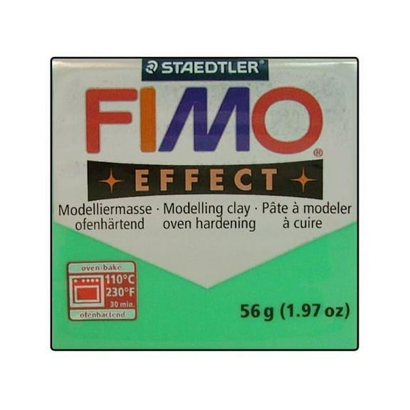 Fimo Effect Clay 56gm Translucent Green