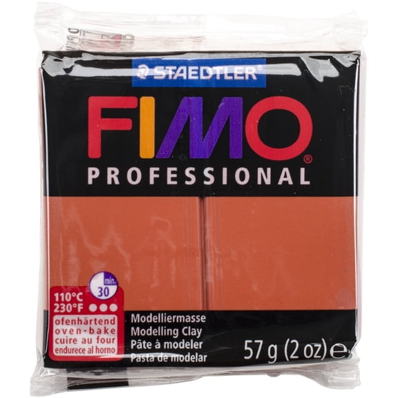 Staedtler Fimo Professional Polymer Clay - Terra Cotta, 2 oz