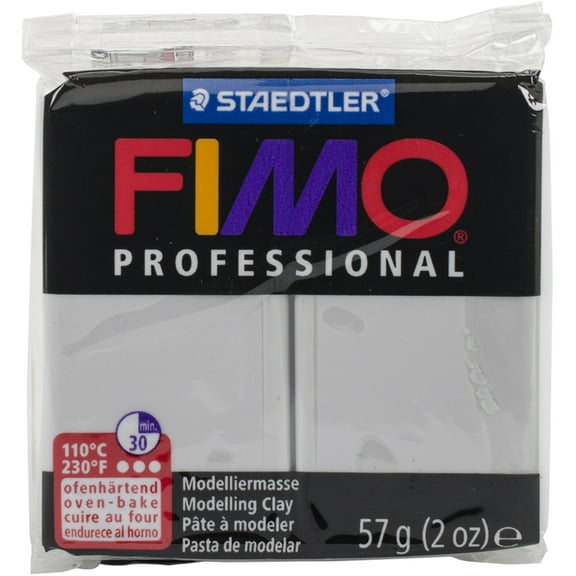 Staedtler Fimo Professional Polymer Clay - Dolphin Grey, 2 oz
