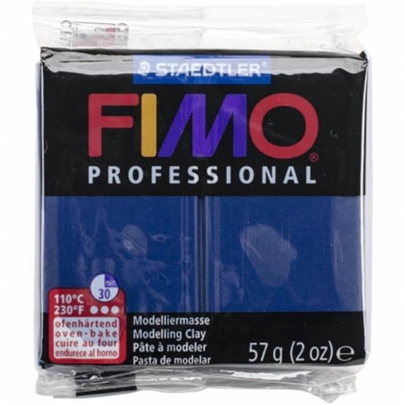 Fimo Professional Soft Polymer Clay 2oz-Navy Blue