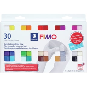 STAEDTLER FIMO Soft Modeling Clay, 0.88 oz, Assorted Colors, Set of 30