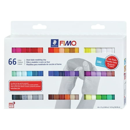 STAEDTLER® FIMO® Soft Modeling Clay, 0.88 oz, Assorted Colors, Set of 66