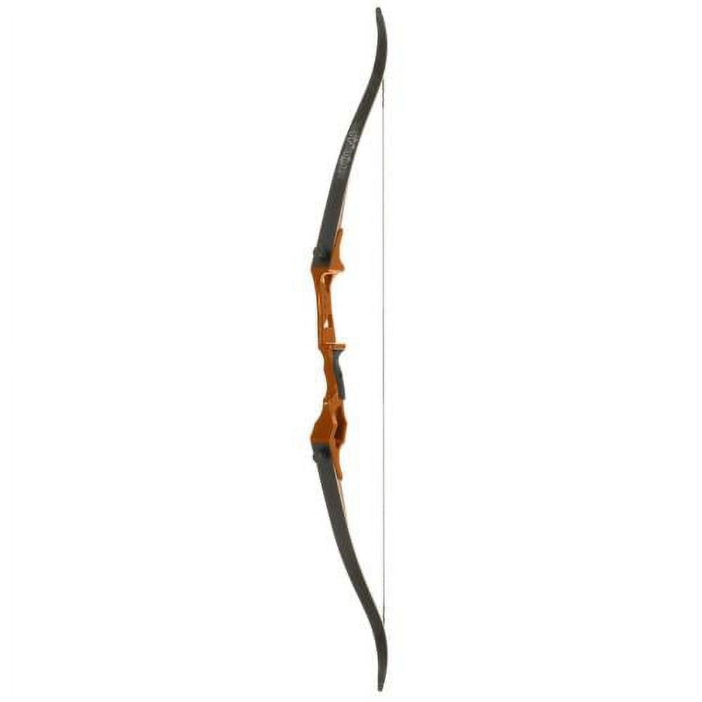 Fin Finder 81188 58 in. Bank Runner Right Hand Recurve Bow, Orange - 35 lbs