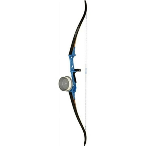 Fin Finder Bank Runner Bowfishing Recurve Package W/drum Reel Package Blue 58 In. 35 Lbs. Rh