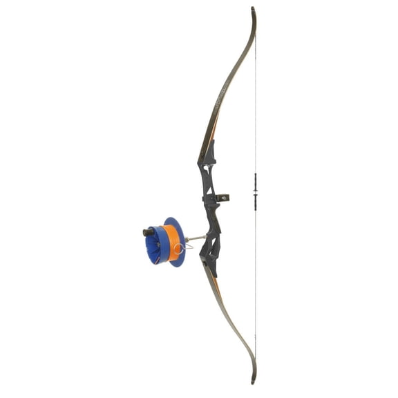 Fin Finder Bank Runner Recurve Package Black W- Sidewinder Reel Rh