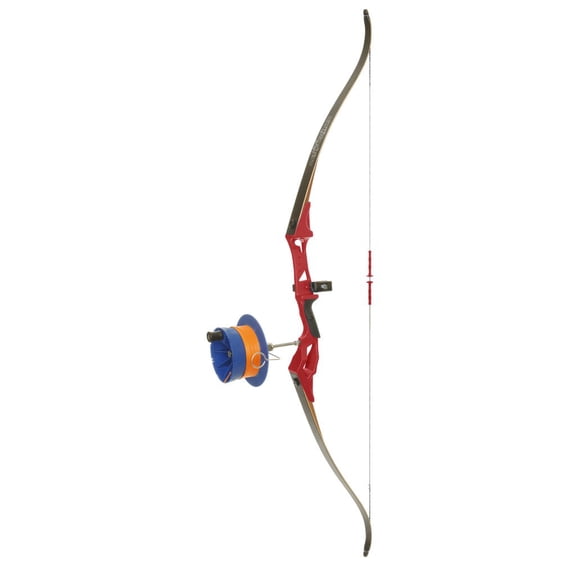 Fin Finder Bank Runner Recurve Package Red W- Sidewinder Reel Rh