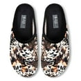 thumbnail image 1 of Fin Flex Women Indoor Outdoor Anti Slip Slippers Animal Print Slip On Leopard Beige Size 8, 1 of 8