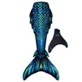thumbnail image 1 of Fin Fun Atlantis - Mermaid Tail w/ Reinforced Tips & Monofin | 3D Side & Back Fins - for Women, Teen and Adults - (Sea Dragon, Adult S), 1 of 7