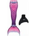 thumbnail image 1 of Fin Fun Fantasy Mermaid Tail for Girls and Boys, Monofin for Swimming Included, fits Youth Small to Medium - Pink - New Edition, 1 of 7