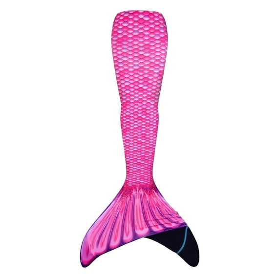 Fin Fun Mermaidens - Mermaid Swimming Tails with Monofin for Teens, Teen 16 Size , Malibu Pink, 2 Pcs